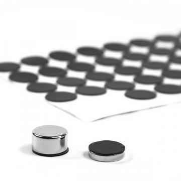 Discuri autoadezive din silicon, 15 mm, set de 60 bucati