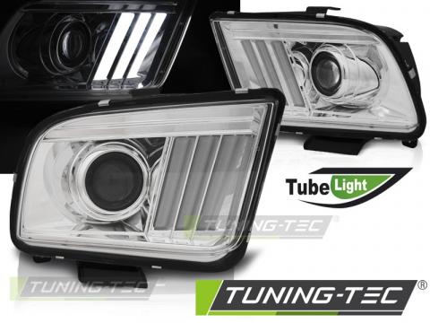 Faruri compatibile cu Ford Mustang 04-09 Tube Light crom de la Kit Xenon Tuning Srl