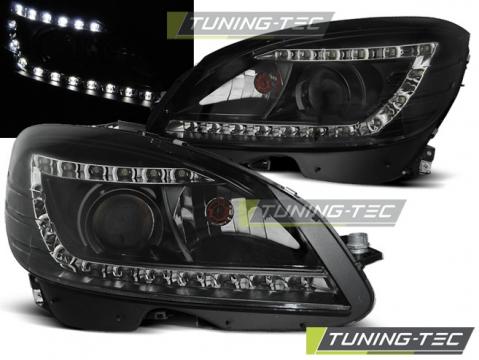Faruri compatibile cu Mercedes W204 07-10 Daylight negru H7 de la Kit Xenon Tuning Srl