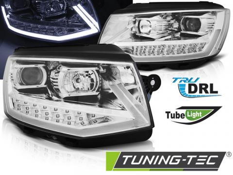 Faruri compatibile cu Vw T6 15- crom Tube Light LED DRL