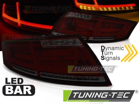 Stopuri LED compatibile cu Audi TT 04.06-02.14 Rosu Fumuriu