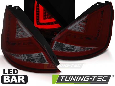 Stopuri LED compatibile cu Ford Fiesta MK7 08-12 HB rosu de la Kit Xenon Tuning Srl