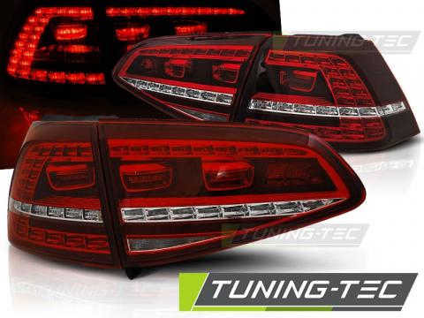 Stopuri LED compatibile cu VW Golf 7 13-17 rosu alb LED GTI