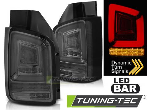 Stopuri LED compatibile cu VW T5 10-15 fumuriu full LED SEQ