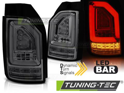 Stopuri LED compatibile cu VW T6 2015- fumuriu SEQ LED bar