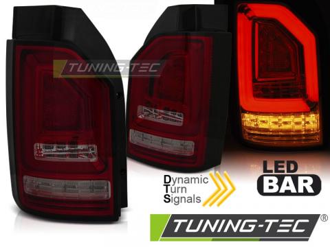 Stopuri LED compatibile cu VW T6 2015- rosu fumuriu SEQ LED de la Kit Xenon Tuning Srl