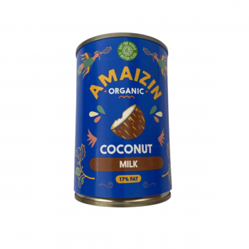 Lapte din nuci de cocos Amaizin 17%, Eco 400ml