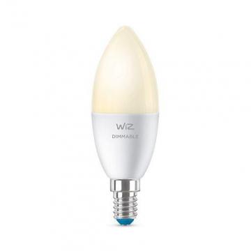 Bec LED inteligent Philips WiZ, wi-fi, bluetooth, E14, C37 de la Etoc Online