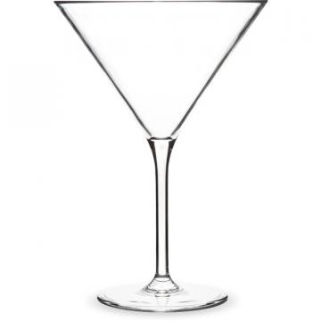 Pahar martini din policarbonat transparent, 270 ml de la Amenajari Si Dotari Horeca Srl.