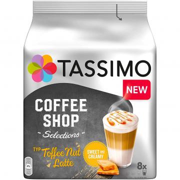 Cafea capsule Tassimo Coffee Shop Toffee Nut Latte 16 buc