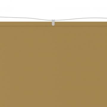 Copertina verticala, bej, 100x420 cm, tesatura Oxford de la VidaXL