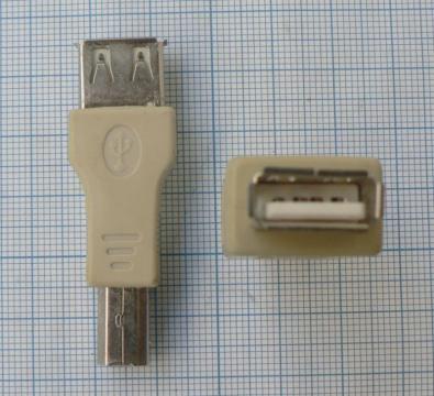 Adaptor/reductie USB tata B-USB mama A de la SC Traiect SRL
