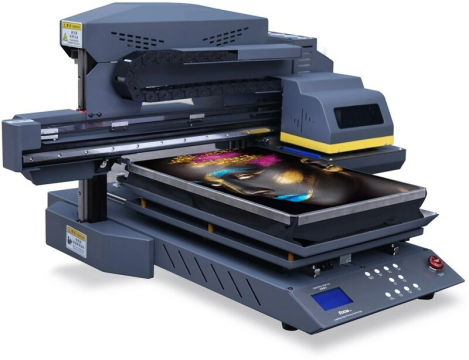 Imprimanta DTG A3+, Vega-Jet, 2 capete Epson XP600, CMYKW de la Z Spot Media Srl