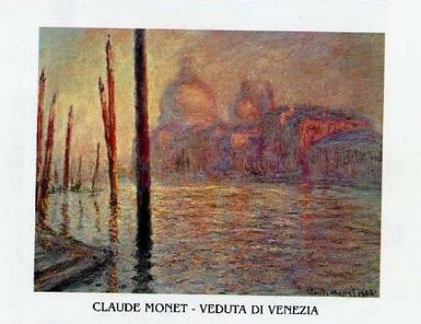 Tablou Monet Veduta di Venezia 80x60 cm
