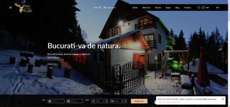 Webdesign hotel / pensiune de la Netimagio
