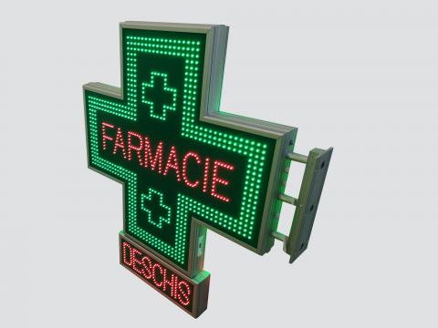Cruce farmacie 900 x 900 Semnalizare, Farmacie de la Smarsoft Electronic