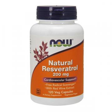 Supliment alimentar Now Foods Natural Trans Resveratrol de la Krill Oil Impex Srl