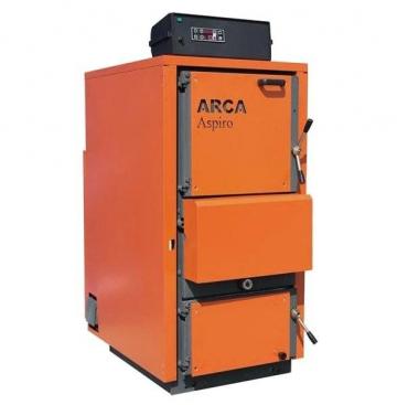 Cazan lemne gazeificare Arca Aspiro inox 90RI-105kW de la Axa Industries Srl