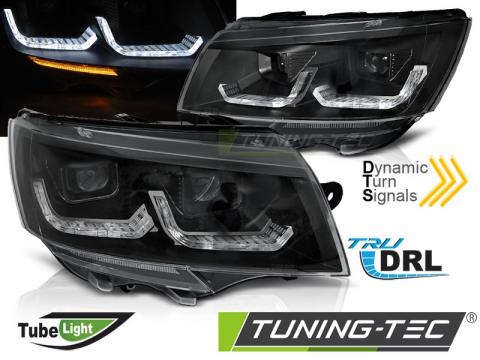 Faruri Headlights Tube Light negru DRL SEQ VW T6.1 20-