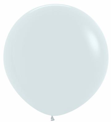 Balon latex jumbo alb 91cm de la Calculator Fix Dsc Srl