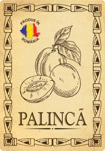 Etichete sticle personalizate, Palinca, 100x70 mm de la Label Print Srl