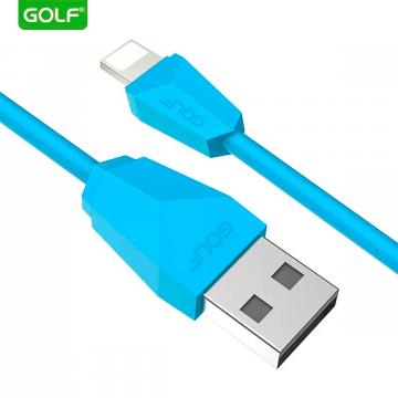 Cablu USB iPhone Lightning Golf GC-27i Diamond Sync albastru de la Sirius Distribution Srl