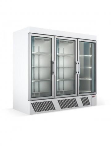 Dulap frigorific de culoare alba cu 3 usi din sticla Bambas de la Clever Services SRL