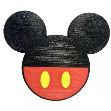 Buton mobila Mickey Mouse B020 - rosu
