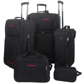 Set 5 bagaje/trollere negru de la Comfy Store