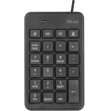 Tastatura numerica Trust Xalas, USB, negru, TR-22221 de la Etoc Online
