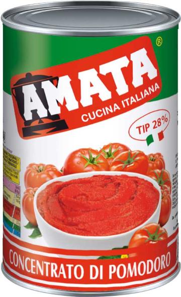 Pasta de tomate 28-30% 400 g de la S.c. Italin Gross Impex S.r.l.