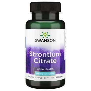 Supliment alimentar Swanson Strontium Citrate, 340mg de la Krill Oil Impex Srl