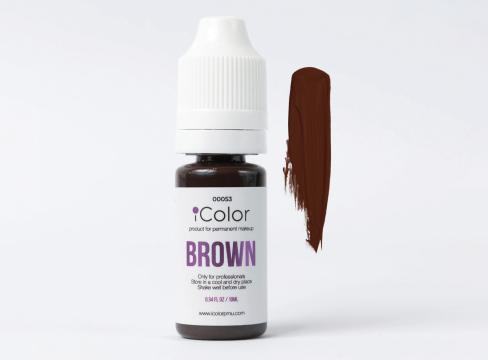 Pigment sprancene micropigmentare IColor Brown 10ml de la Visagistik