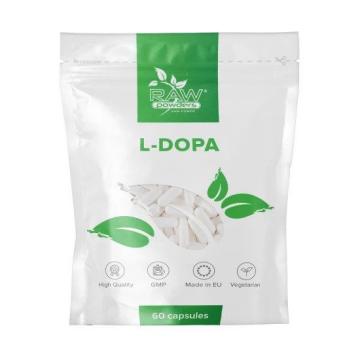 Supliment alimentar Raw Powders L-Dopa, Levodopa, 120mg de la Krill Oil Impex Srl