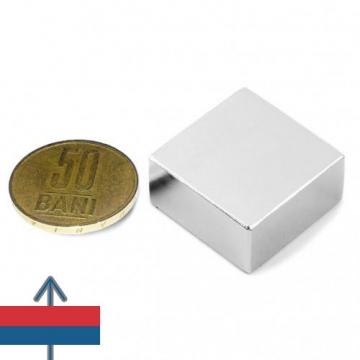 Magnet neodim bloc 25 x 25 x 13 mm de la Magneo Smart