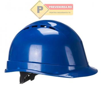 Casca de protectie ventilata albastra de la Prevenirea Pentru Siguranta Ta G.i. Srl