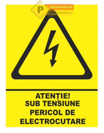 Indicator sub tensiune pericol de electrocutare de la Prevenirea Pentru Siguranta Ta G.i. Srl