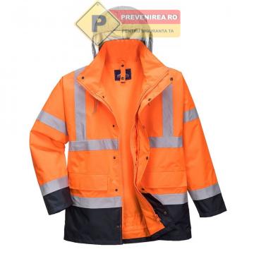 Jachete lungi reflectorizante culoarea portocaliu de la Prevenirea Pentru Siguranta Ta G.i. Srl