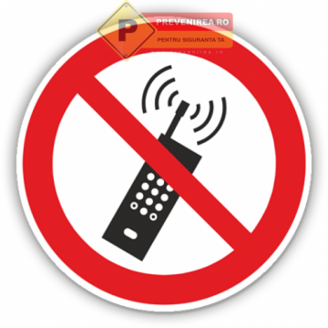 Semne pentru interzicerea telefoanelor mobile