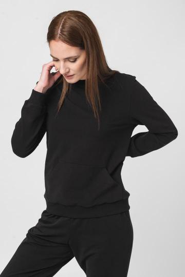 Bluza Coton casual femei Black-M