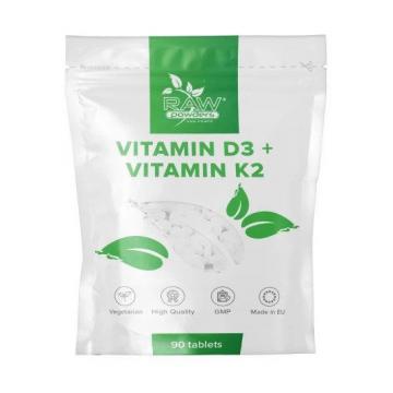 Supliment alimentar Raw Powders Vitamina D3 + Vitamina K2
