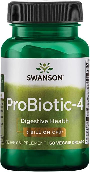 Supliment alimentar Swanson Probiotic - 4 - 3 miliarde CFU de la Krill Oil Impex Srl