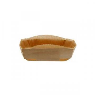Tavite copt din lemn, forma ovala, 200*180*45mm (25buc) de la Practic Online Packaging Srl