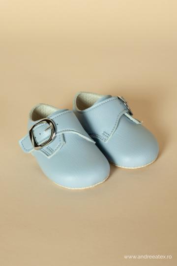 Pantofi botez B 656 - bleu