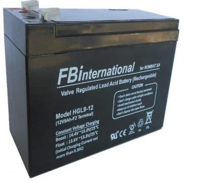 Acumulator uz universal Rombat HGL12-9, VRLA, 12V, 9A