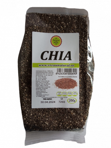 Seminte chia 250 gr, Natural Seeds Product de la Natural Seeds Product SRL