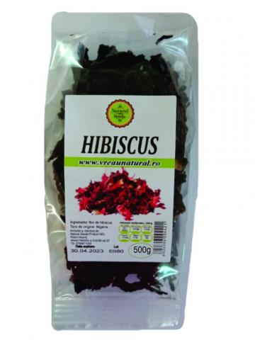 Ceai flori hibiscus, Natural Seeds Product, 500g de la Natural Seeds Product SRL