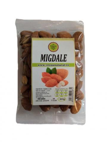 Migdale crude, Natural Seeds Product, 500 gr