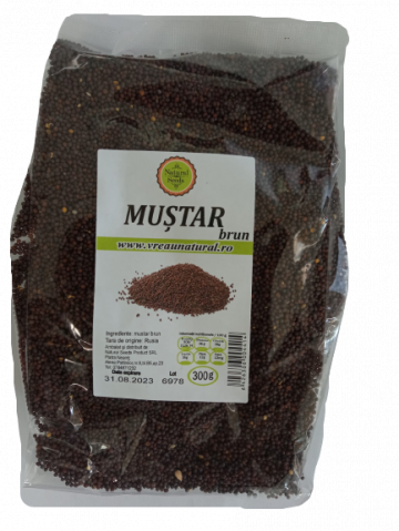 Mustar brun boabe 300 gr, Natural Seeds Product de la Natural Seeds Product SRL