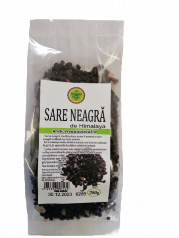 Sare neagra de Himalaya grunjoasa 250 gr de la Natural Seeds Product SRL